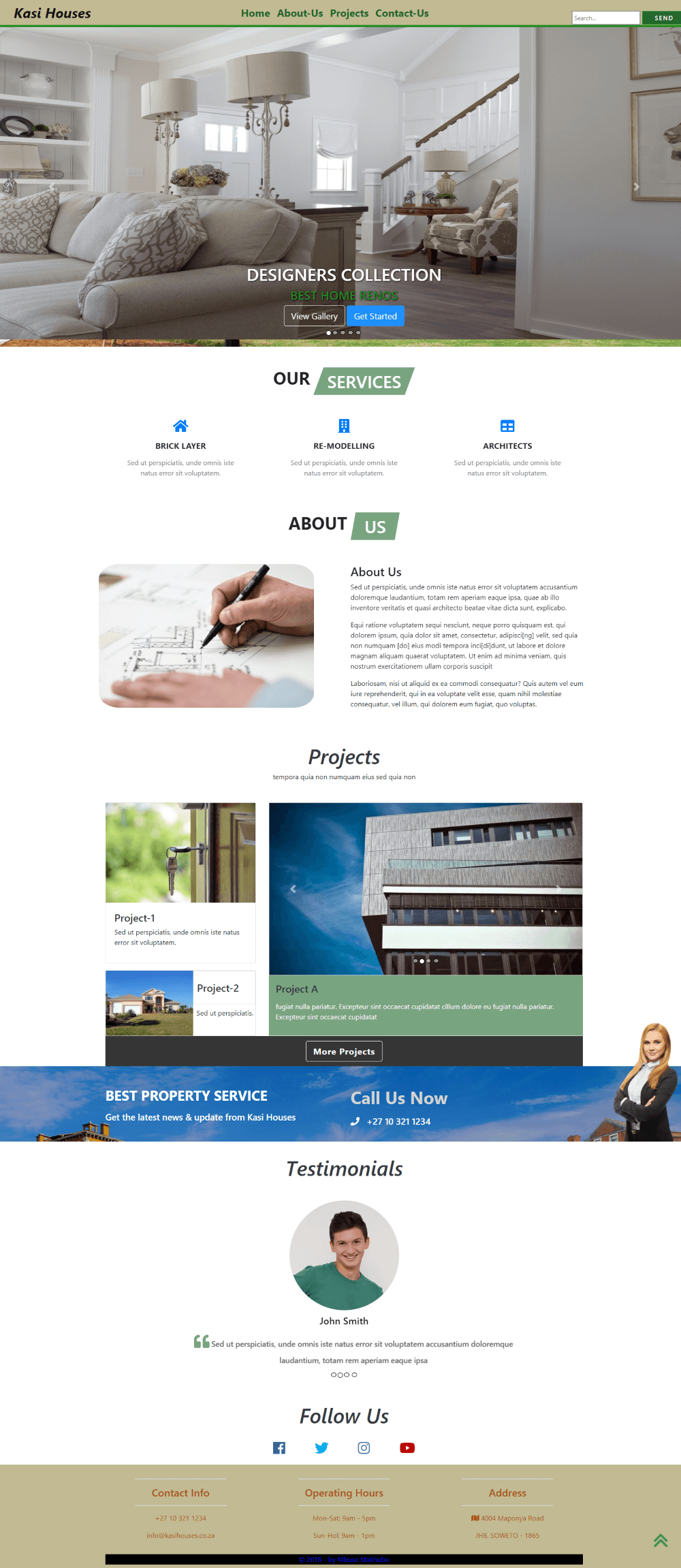 Property-Agency-Web Template Full-Page