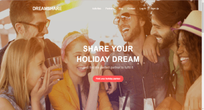 Holiday Website Template Image