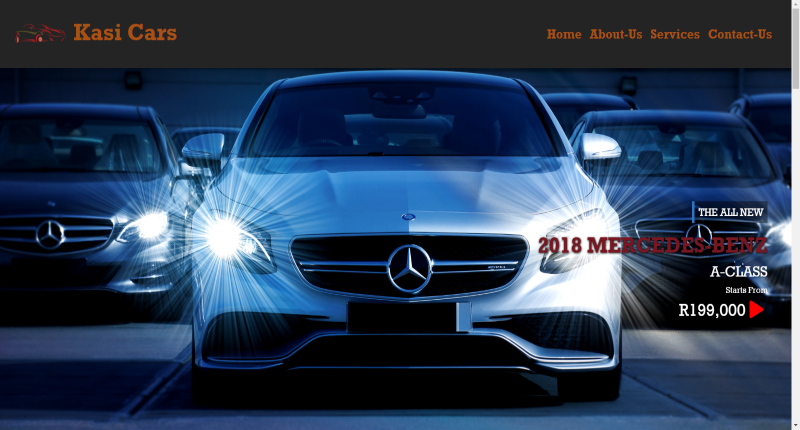 Car Dealership Website Template Image