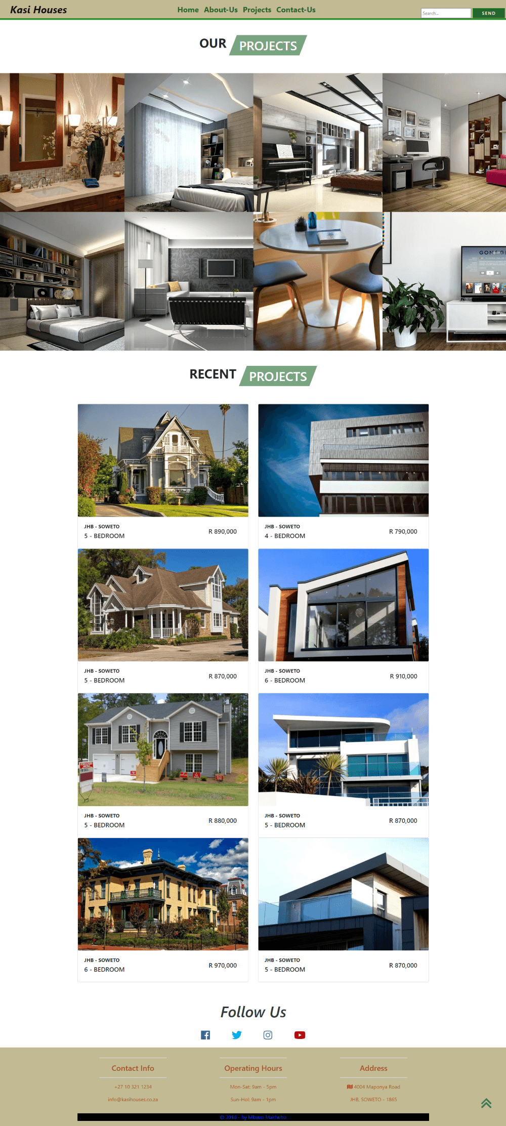 Property-Agency-Web Template Second-Page